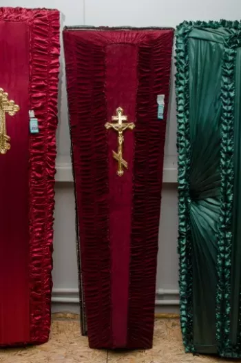 Гроб обитый тканью купить в Орле