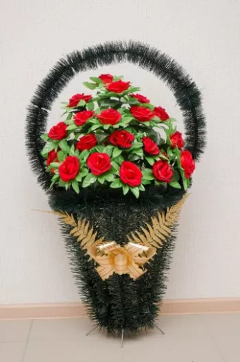 Траурная корзина